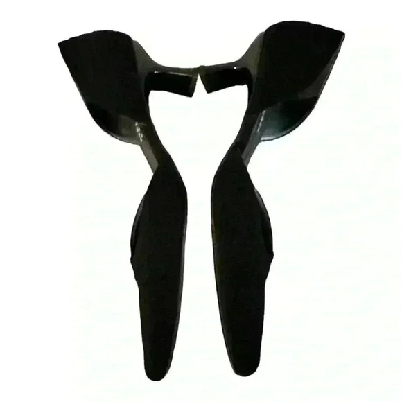 Stuart Weitzman Square Toe Black Heels Size 9 AAAA - Picture 4 of 9